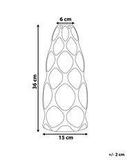 Wazon na kwiaty AVILA 36 cm Kamionka Biały_723139