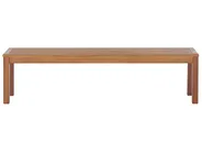 Garden Bench with Cushion MONSANO 170 cm Eucalyptus Wood Blue_1153977
