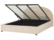 Ottoman Bed VAUCLUSE Boucle Beige 180 x 200 cm (EU Super King)_886421