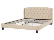 Bed Fabric BORDEAUX 160 x 200 cm (EU King Size) Beige_708376