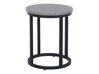 Sada dvou kávových stolků imitace betonu/černé DIXIE_735543