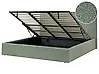 Ottoman Bed VION Boucle Green 180 x 200 cm (EU Super King)