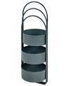 Metal Plant Pot Stand Dark Blue COLUTENA_933708