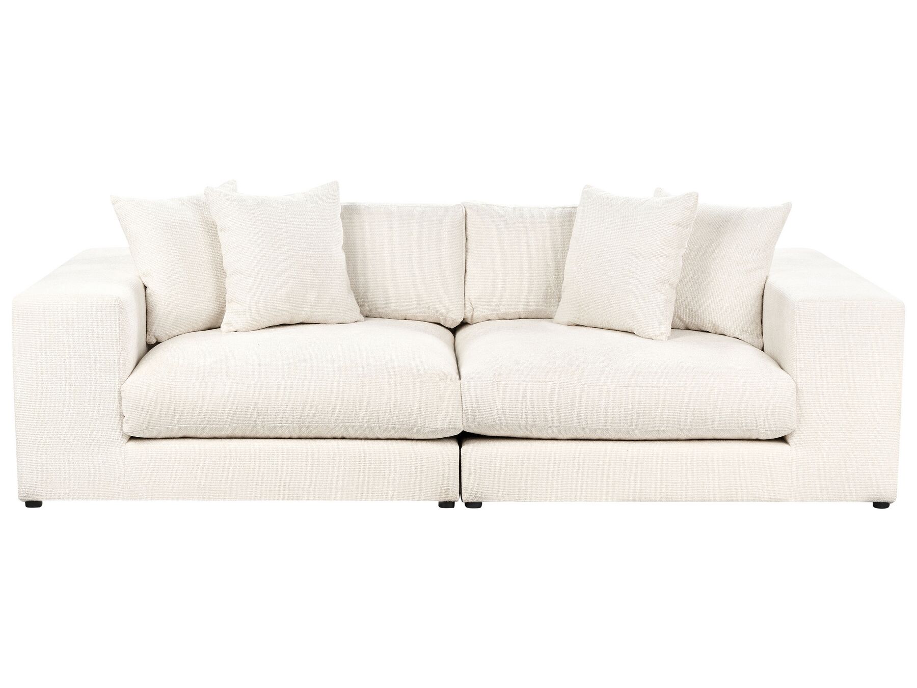 3-Sitzer Sofa cremeweiß mit Kissen GLORVIKA II_923851