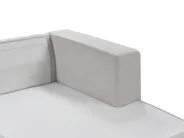 Divano angolare 3 posti LOFOTEN Tessuto Grigio chiaro Lato Sinistro_900461