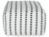 Outdoor Pouffe White and Black GAJAN_931683