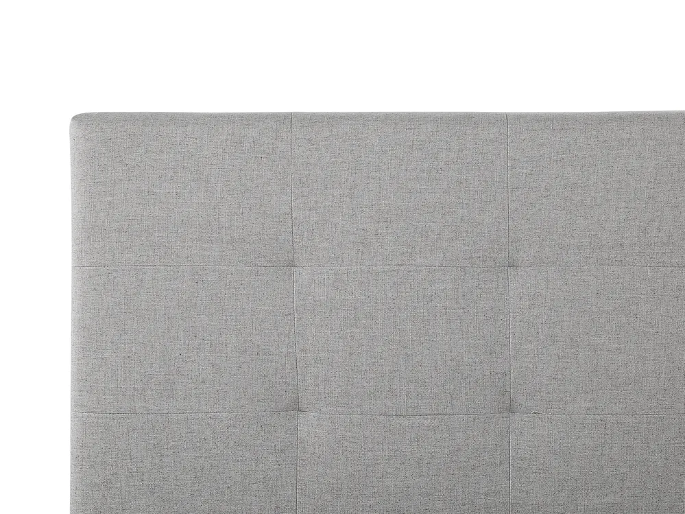 Ottoman Bed LORIENT Fabric Grey 160 x 200 cm (EU King Size)_827051