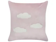 Homescapes Copricuscino con stampa a cuore rosa, 60 x 60 cm