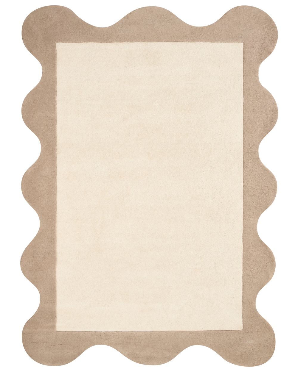 Rug SANGHAR Beige 160 x 230 cm Wool