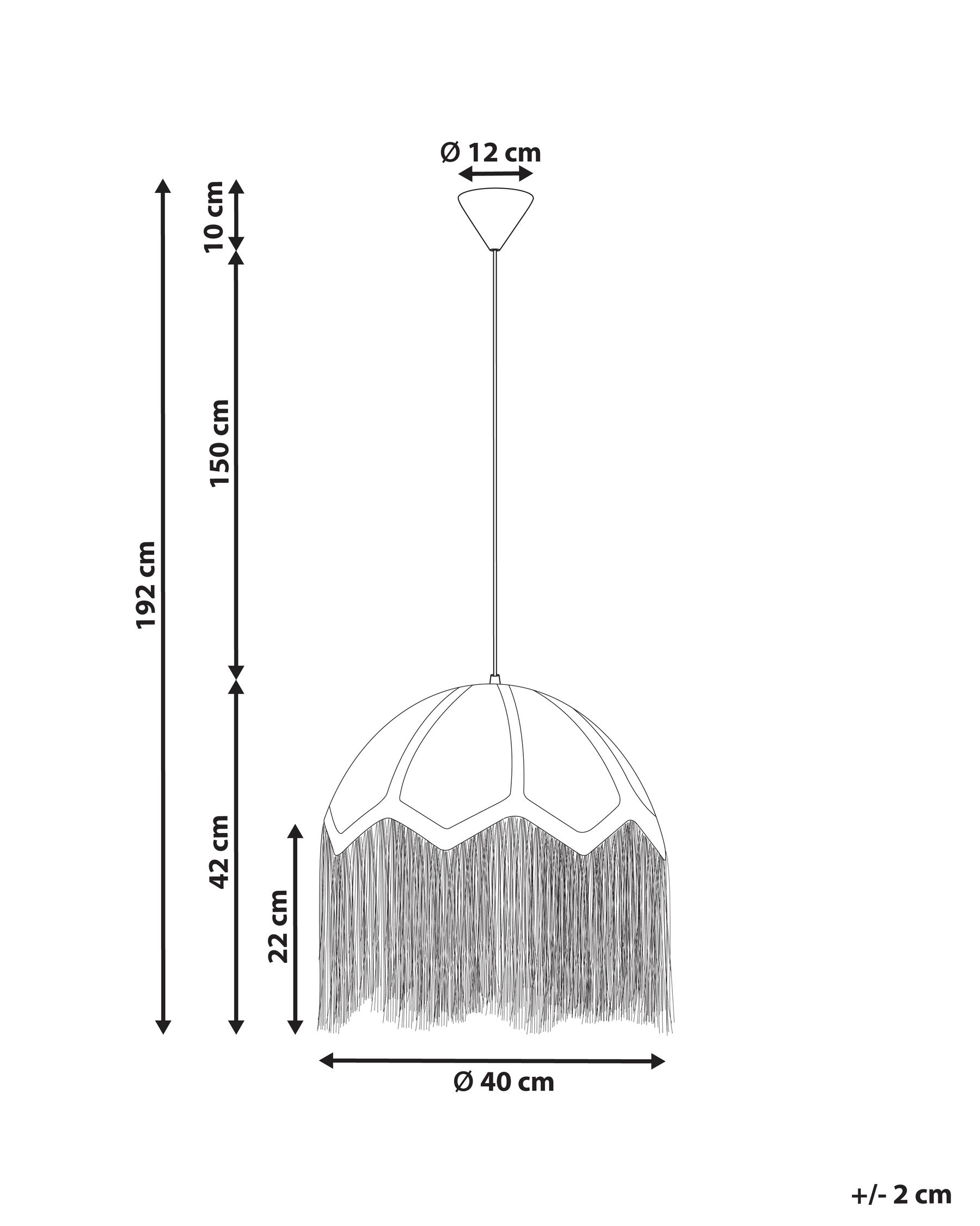 Pendant Lamp MILAGRO Beige_1027648