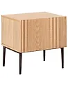 Bedside Table BLYTHE Natural Ash Wood