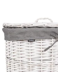 Set di 5 cestini VAKARI Legno di salice Grigio 55/89 L_939893