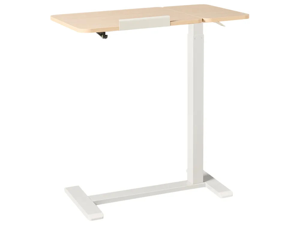 Manual Adjustable Laptop Stand SCHOLA 70 cm 40 cm Light Brown/ White_1015089