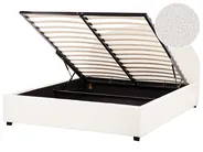 Ottoman Bed VAUCLUSE Boucle Off-White 160 x 200 cm (EU King Size)_951995