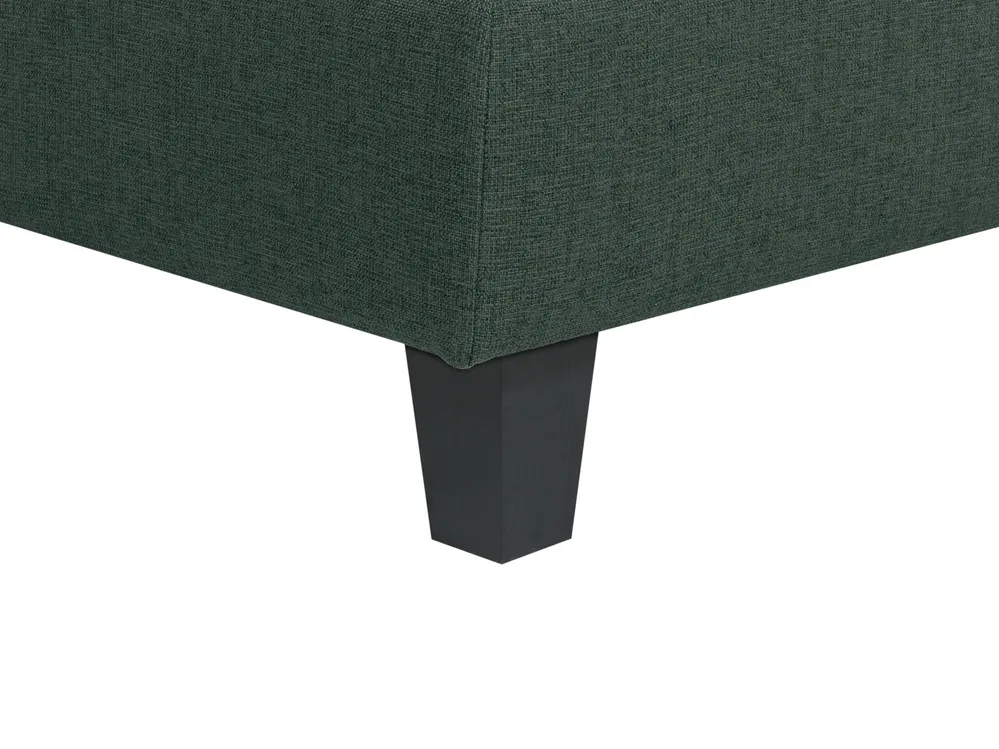 Divano modulare a U 5 posti UNSTAD Tessuto Verde scuro_893444