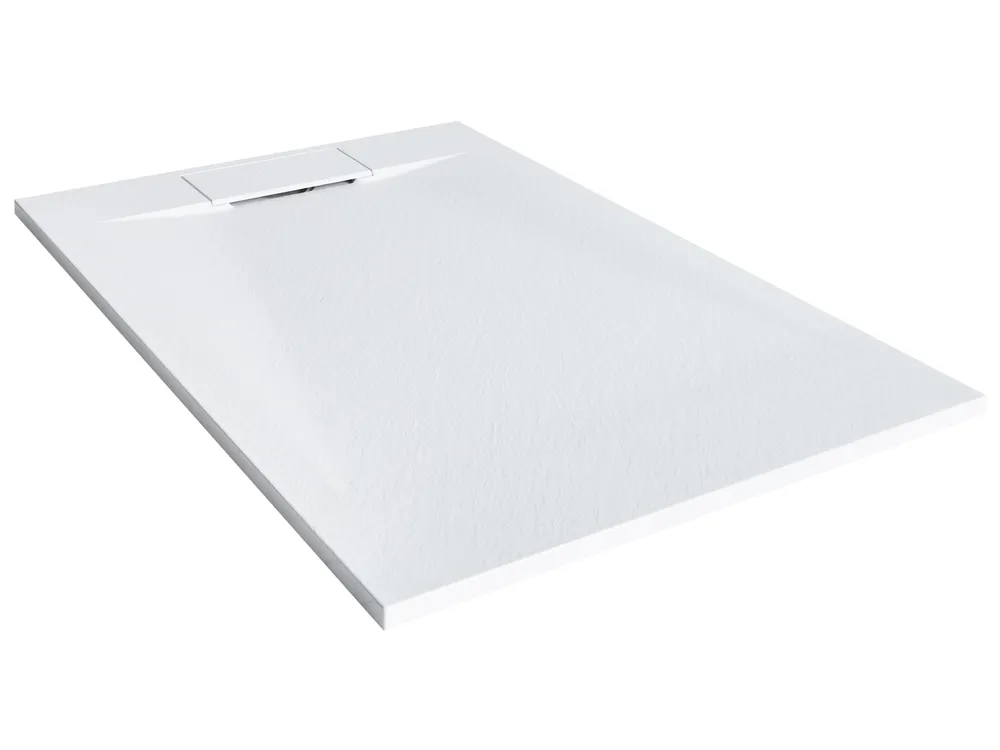 Brodzik prysznicowy AZZURRO 80 x 120 x 3 cm Biały_968925