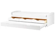 Trundle Bed Pine Wood PETIVILLE 90 x 200 cm (EU Single) White_939672
