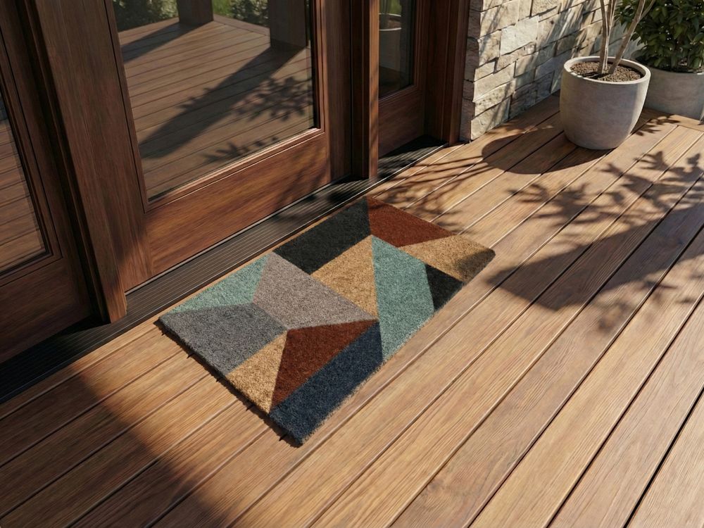Tappetino da Ingresso KIPMIK Multicolore 50 x 80 cm Fibra di Cocco