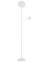 LED Stehlampe ESKALDE  mit Fernbedienung mit Dimmer Metall Weiss