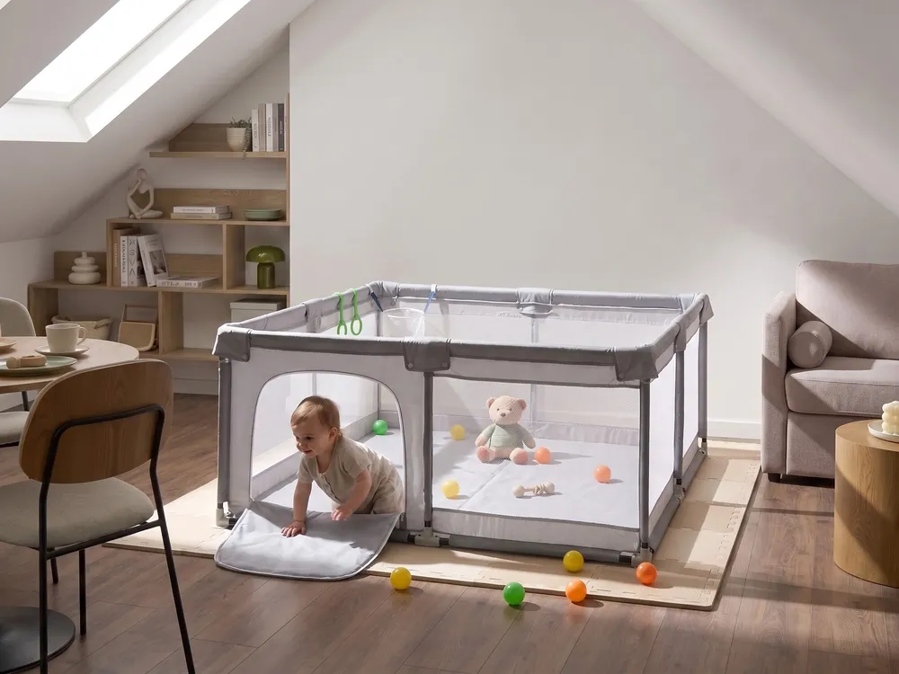 Box per bambini Tessuto TAMBO Grigio