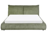 Wasserbett Cord VINAY 160 x 200 cm Olivgrün_880857