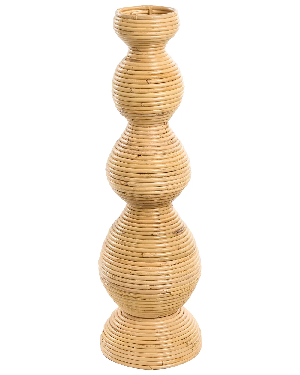 Wazon dekoracyjny GERACE 70 cm Rattan Naturalny