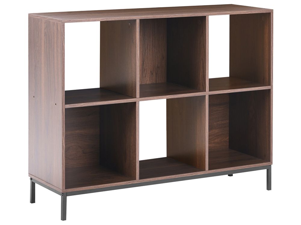 Bibliothèque PEMBERTON 73 cm Marron foncé