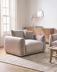 Set da salotto 5 posti JUBEK Velluto Tortora_1077914