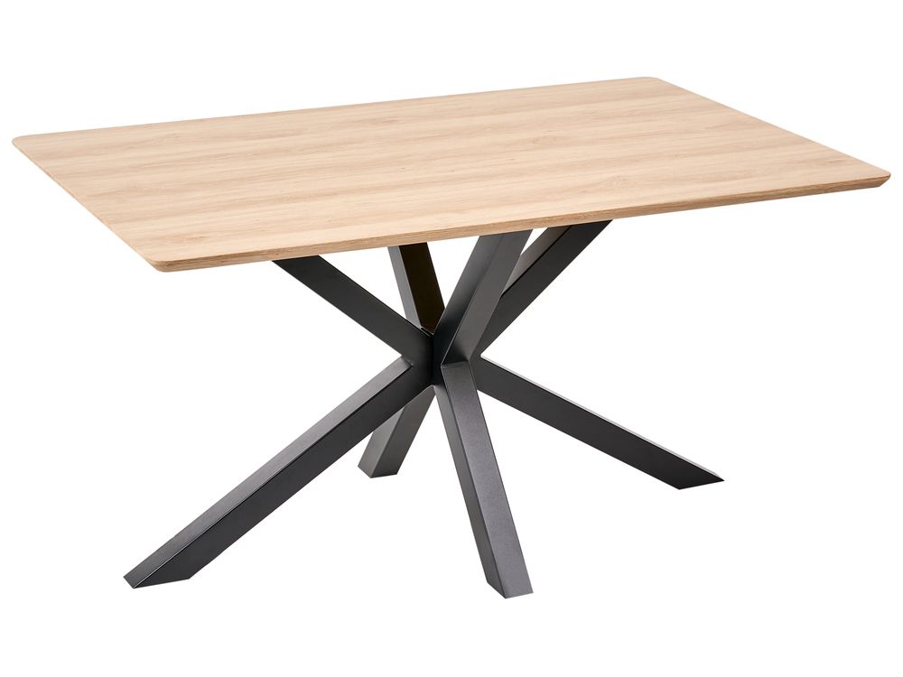 Table de repas SPECTRA Marron clair 140 cm 90 cm