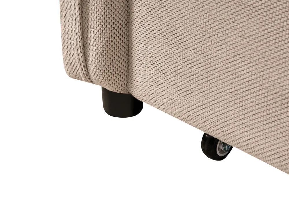 Sofa Bed HORMA Fabric Light Brown_1030107