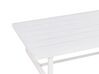 Ensemble de jardin 4 places en aluminium blanc SERLA_930787