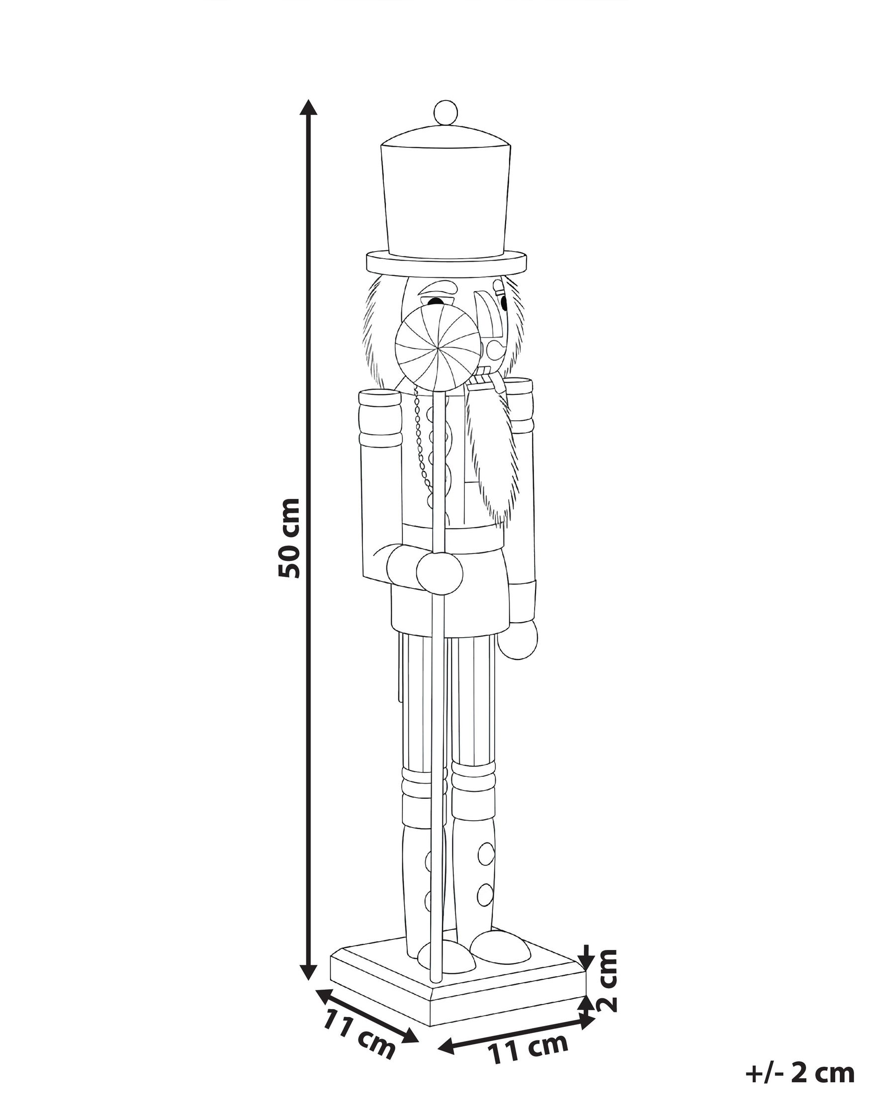 Figurine DALALVEN 50 cm Nutcracker Pink_1027496