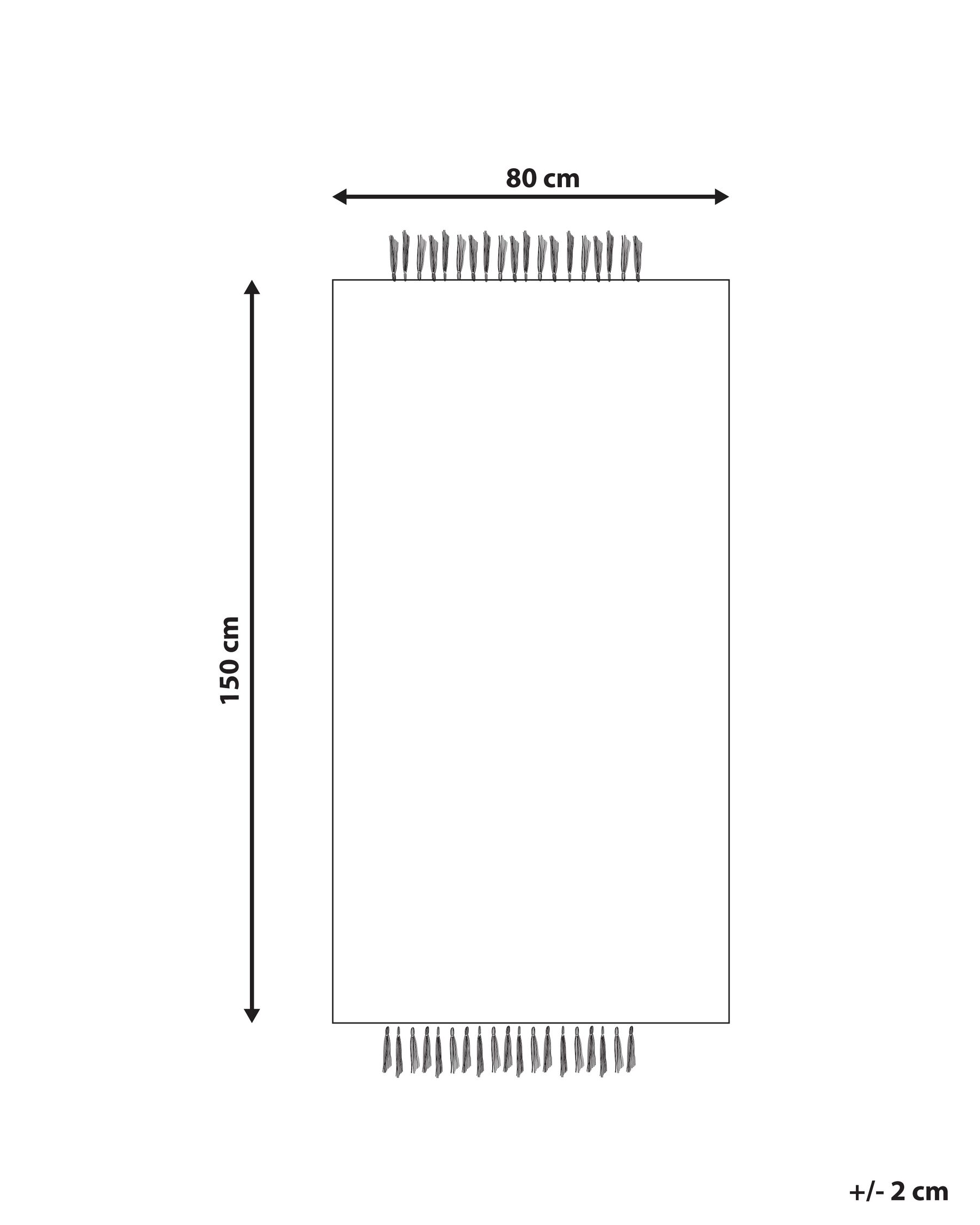 Wool Area Rug 80 x 150 cm Off-White and Black TACETTIN_847197 Wool Area Rug 80 x 150 cm Off-White and Black TACETTIN_847197