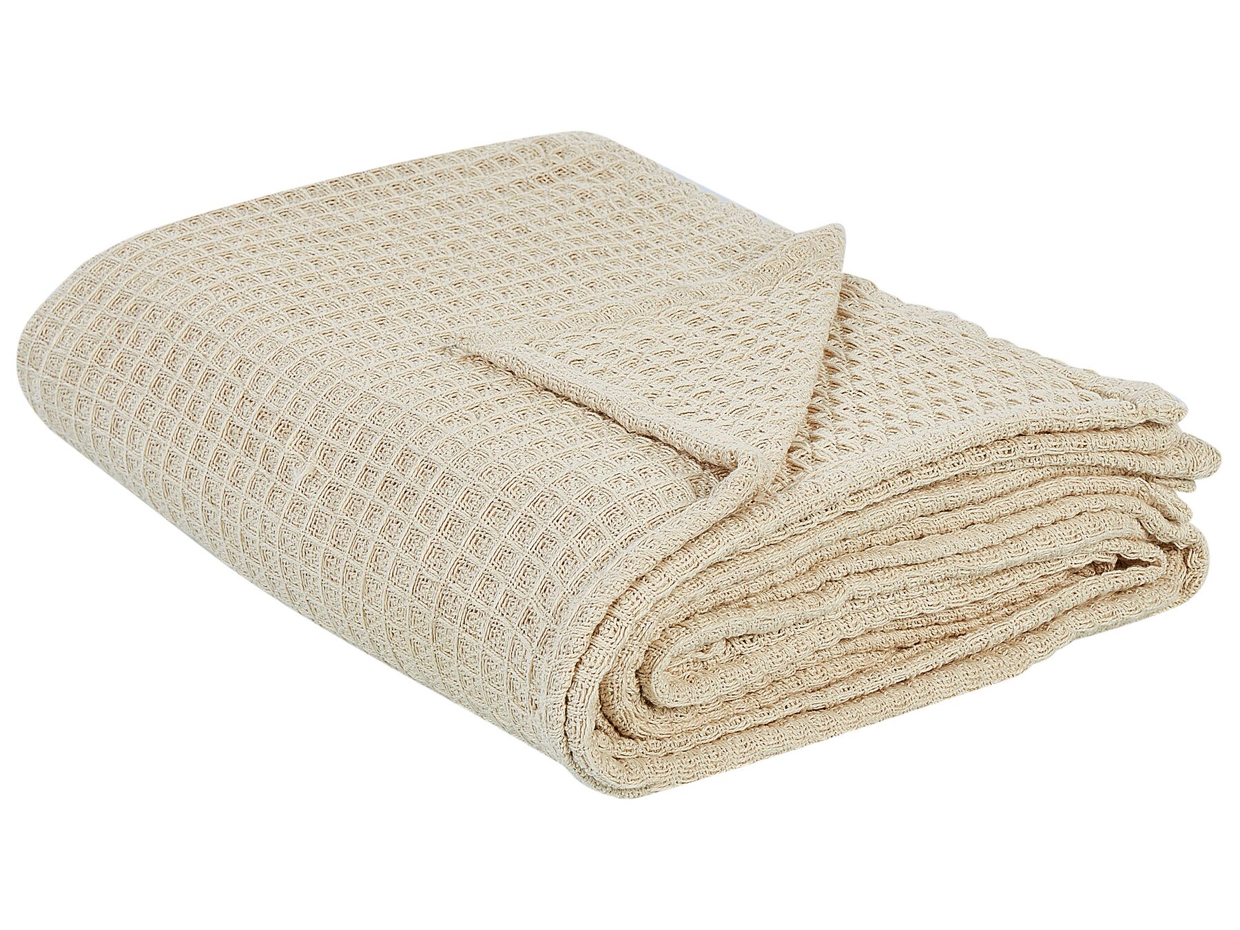 Copriletto cotone beige 220 x 240 cm CHAGYL_917914