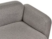 Sofa 3 Seater AFOSS Fabric Dark Grey_1012391