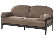 Sofa dla 3 osób PILARNE Brązowy_1159549