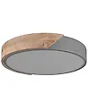LED Ceiling Lamp PATTANI Metal Grey