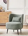 Armchair OTSBY Boucle Light Green