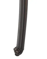Set di 4 sedie da giardino con cuscini MANFRIA Metallo Marrone scuro_765576