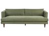 3 Seater Fabric Sofa Green JARPEN_934035