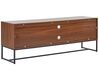 TV Stand Dark Wood with White NUEVA_787499