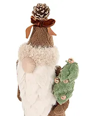 Set of 2 Figurines PITEA 44/54 cm Gnome Brown_1158722