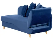 Right-Hand Chaise Longue MERI with Storage Velvet Navy Blue_914279