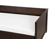Bed with Storage Drawers Wood CAHORS 90 x 200 cm (EU Single) Dark Brown_729433