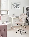 Desk Chair PRINCESS Velvet Beige