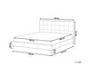 Sametová postel 140 x 200 cm šedá AMBERT_786687
