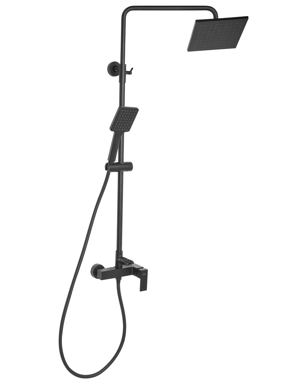 Set doccia con miscelatore e soffione a pioggia CATAGENA Nero_1000690
