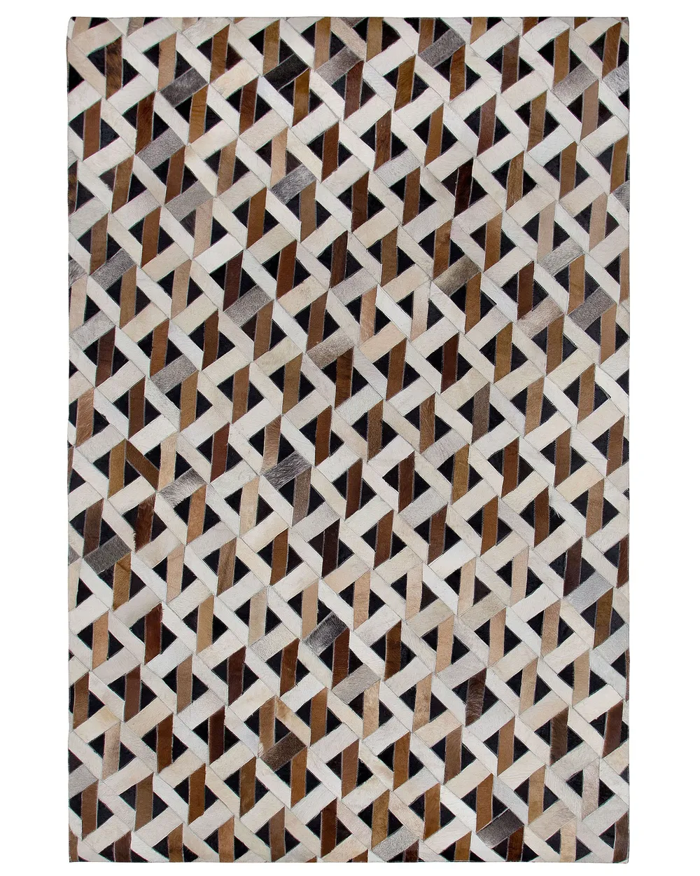 Tappeto TUGLU Marrone 160 x 230 cm Pelle naturale_851068