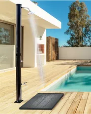 Freestanding Outdoor Solar Shower ELQUI Black_974404