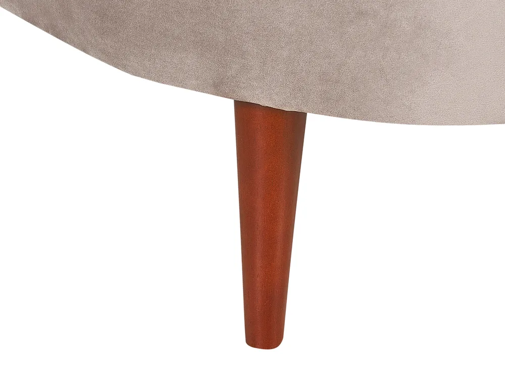 Chaise longue versione destra CHAUMONT Velluto Tortora_880843